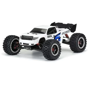 Image of Proline Precut Bash Armor Body White For Arrma Kraton 8S