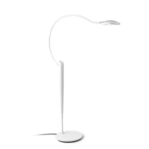 Image of LED 1 Light Adjustable Floor Lamp White