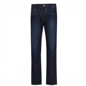 Image of Replay Slim Mens Jeans - Dark Wash