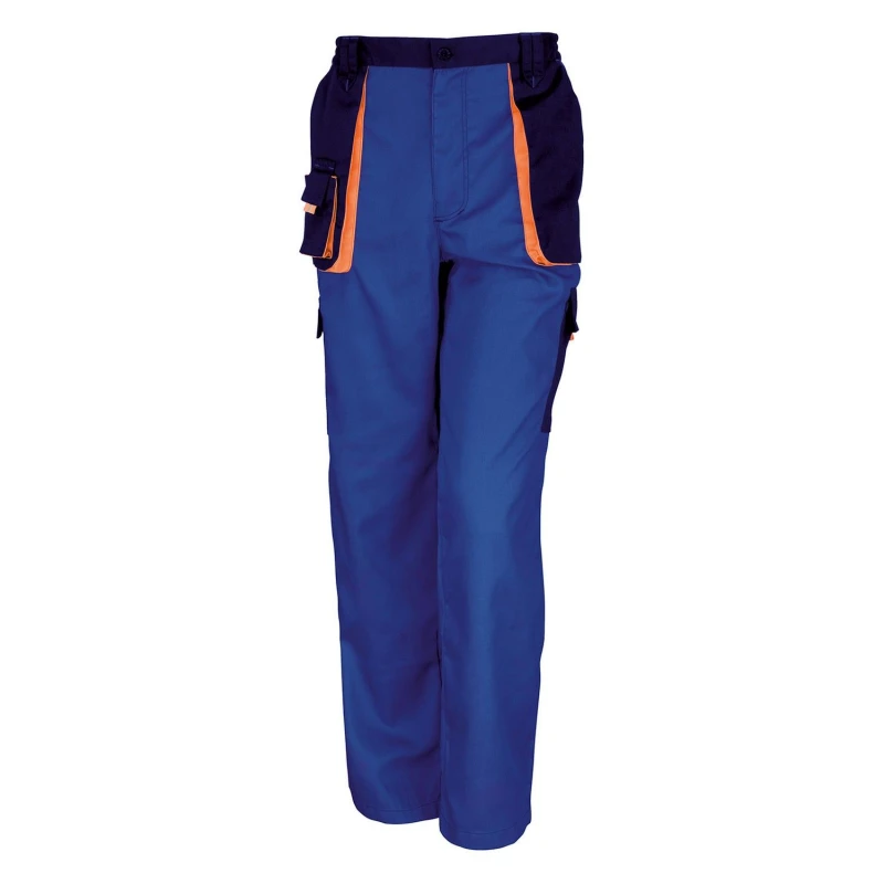 Image of Result Result Men Work-Guard Lite Trousers in Mid Blue Size: X-Small Mid Blue XS Male 5063527345677