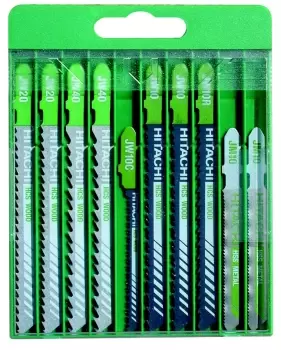 Image of Hitachi Bayonet Fitting Jigsaw Blade Set 750049 Pack Of 10