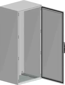 Image of Schneider Electric Spacial SM Sheet Steel, Single Door Floor Standing Enclosure, 2000 x 800 x 400mm, IP55
