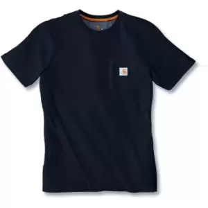 Image of Carhartt Mens Short Sleeve Force Cotton Polyester Fast Drying T-Shirt S - Chest 34-36' (86-91cm)