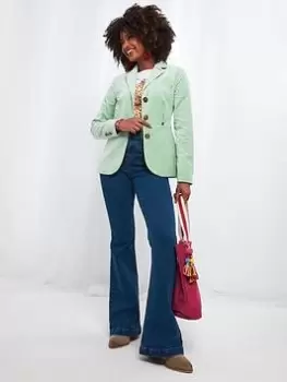 Image of Joe Browns Joe Browns Marvellous Moleskin Jacket Green, Size 8, Women