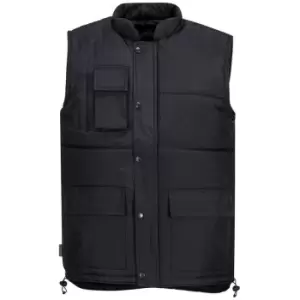 Image of Portwest S415BKRXXL - sz 2XL Classic Bodywarmer - Black - Black