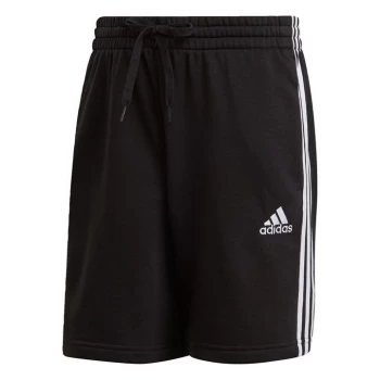 Image of adidas Essentials French Terry 3-Stripes Shorts Mens - Black