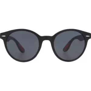 Image of Bullet Steven Round Sunglasses (One Size) (Red)