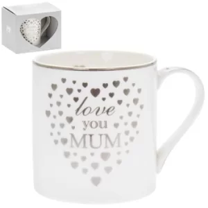 Image of Heart Birthday Mug Mum