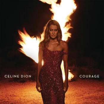 Image of Celine Dion - Courage Limited Edition Red Vinyl
