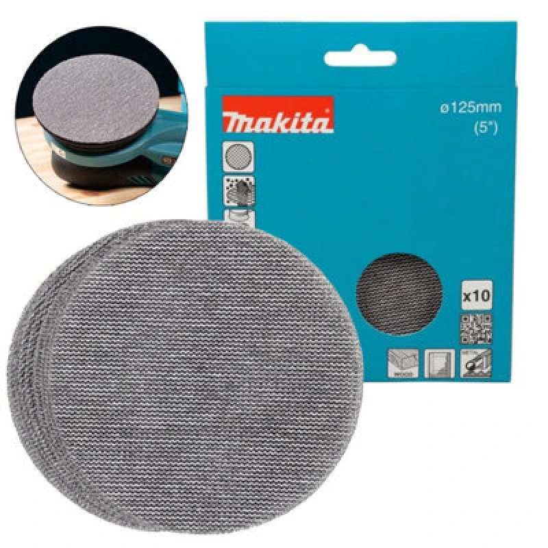 Image of Makita Net Sanding Discs 125mm D-78673 Diameter: 125mm