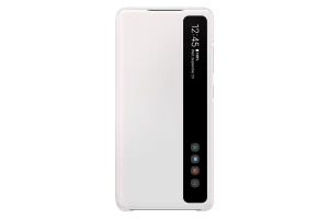 Image of Samsung Galaxy S20 FE Clear View Cover in White (EF-ZG780CWEGEW)