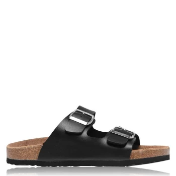 Image of Linea Cork Sandals - Black
