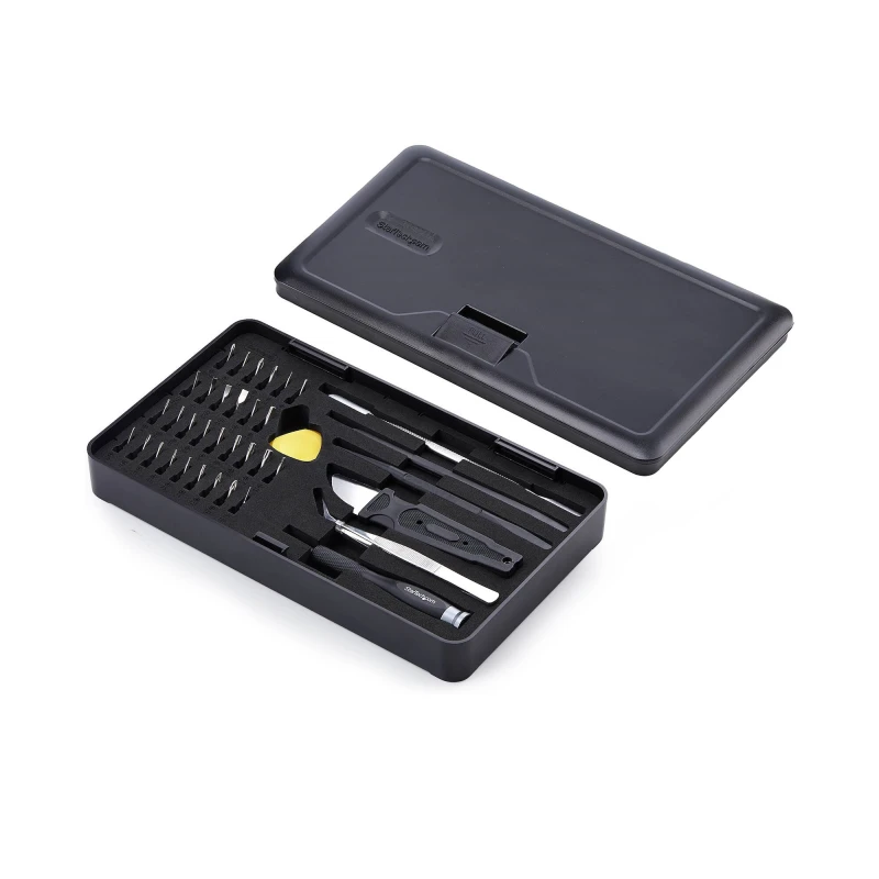 Image of StarTech.com StarTech.com 40 Piece Computer Repair Toolkit for Laptop/PC/Electronics/Phone, 30-Bit Precision Screwdriver Set, Removable Lid with Magne