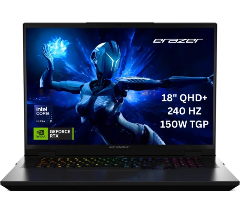 Image of MEDION Erazer Beast 18 X1 18" Gaming Laptop Intel Core Ultra 9, RTX 5080, 2 TB SSD, Black 4061275239065