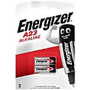 Image of Energizer A23 Batteries E23A 8LR932 55mAh Alkaline 12V 2 Pieces