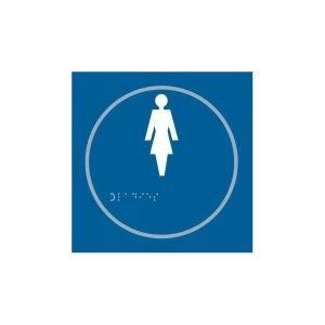 Image of ASEC Ladies 800mm x 600mm PVC Sign