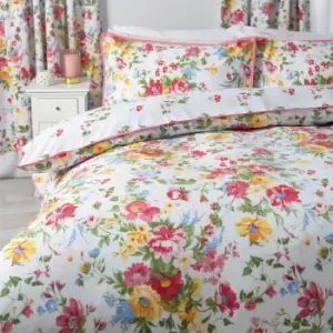 Image of Belledorm Mia Single Duvet Cover Set (Double) (Multicoloured)