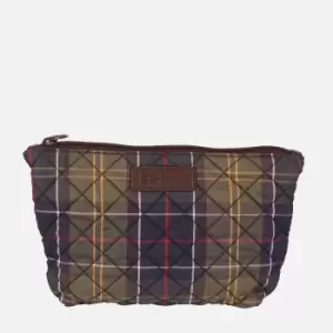 Image of Barbour Quilted Multicoloured Twill Washbag