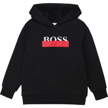 Image of BOSS J25G65 boys's Childrens sweatshirt in Black - Sizes 10 years