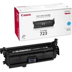 Image of Canon 723 Cyan Laser Toner Ink Cartridge