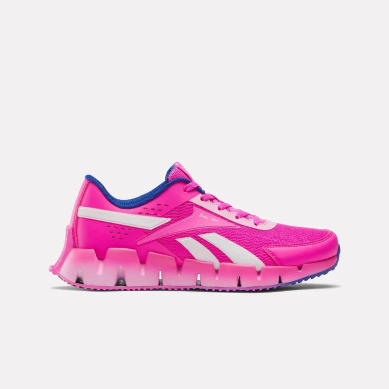 Image of Reebok X Barbie Zig Dynamica 2 Trainers Pink female UK 4
