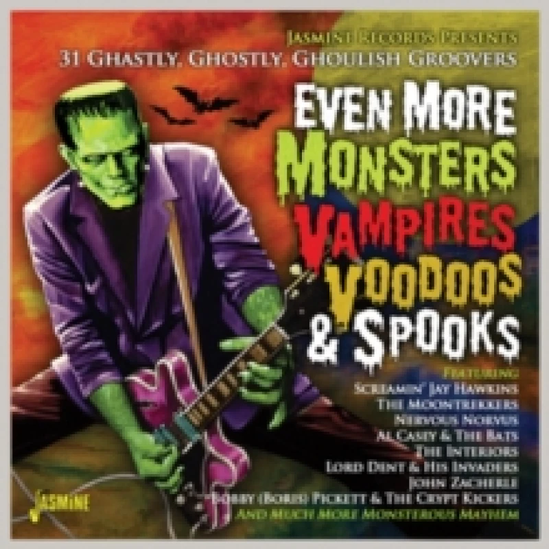 Image of Even More Monsters, Vampires, Voodoos & Spooks: 31 Ghastly, Ghostly, Ghoulish Groovers CD / Album (Jewel Case)