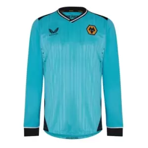 Image of Castore Wolverhampton Wanderers 3rd Goalkeeper Shirt - Blue