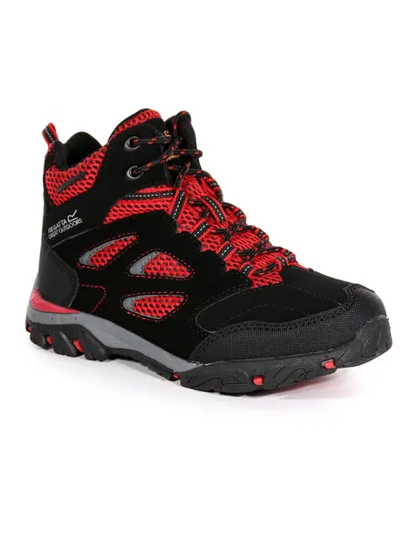 Image of Regatta 'Holcombe IEP Mid' Waterproof Walking Shoes Scarlet