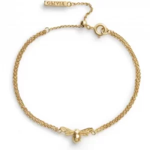 Image of Lucky Bee Chain Bracelet Gold Bracelet