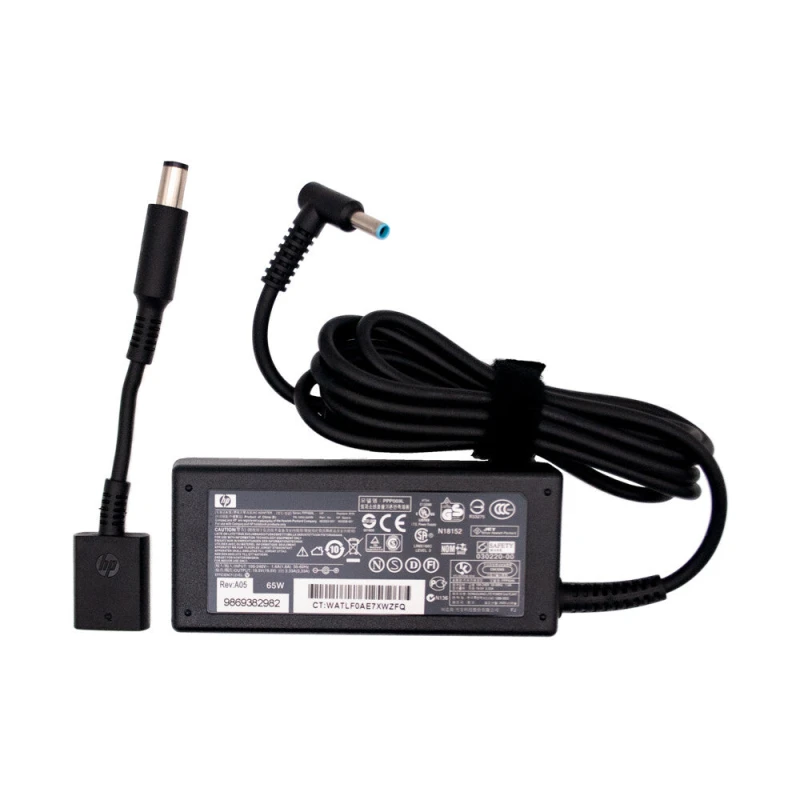 Image of Origin Storage Origin Storage HP 65W Smart 4.5mm AC Adapter with EU Plug OEM: 714149-001 ADP-65W-HP-4.5