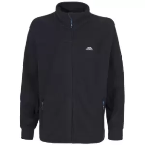 Image of Trespass Mens Bernal Full Zip Fleece Jacket (M) (Black)