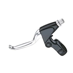 Image of ETC 3 Finger Alloy Linear Brake Levers Polished Finish Silver