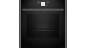 Image of Neff B64VT73G0B N90 Slide and Hide Built-In Electric Single Oven Graphite