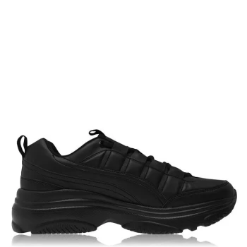 Image of Fabric Luca Trainers Womens - Black