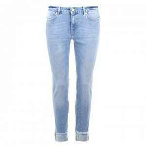Image of Escada Skinny Frayed Ankle Jeans - 0435