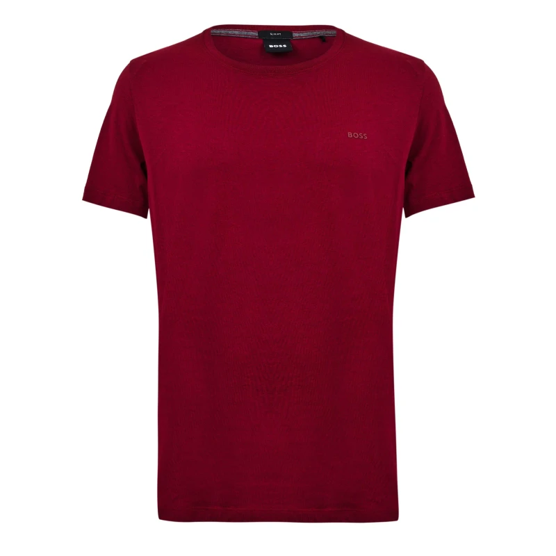 Image of Boss Mens Tessler 33 Regular Fit T-Shirt Dark Red male 3XL