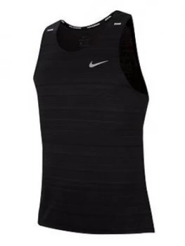 Image of Nike Miler Running Tank - Black