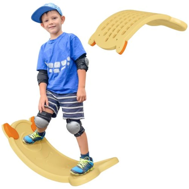 Image of AIYAPLAY Balance Board for Kids Balance Training & Sensory Play, Yellow, Yellow 331-076V00YL