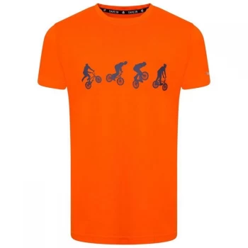 Image of Dare2B Dare2b Go Beyond Organic T-Shirt - Blaze Orange