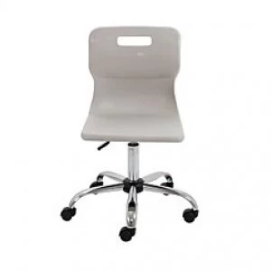 Image of TC Office Titan Swivel Senior Chair with Castors 435-525mm, Grey