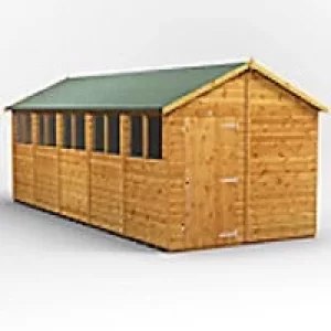 Image of Power Garden Shed 208PA Golden Brown 20x8