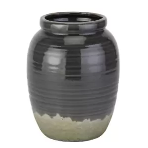 Image of Seville Collection Navy Bulbous Vase