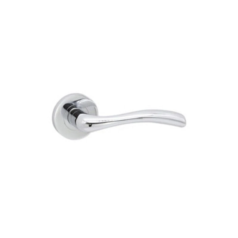 Image of Spira Brass Zofie Lever Door Handle Polished Chrome