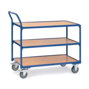 Image of Slingsby Table Top Cart, 850 x 500MM With 3 Shelves & Angled Handles
