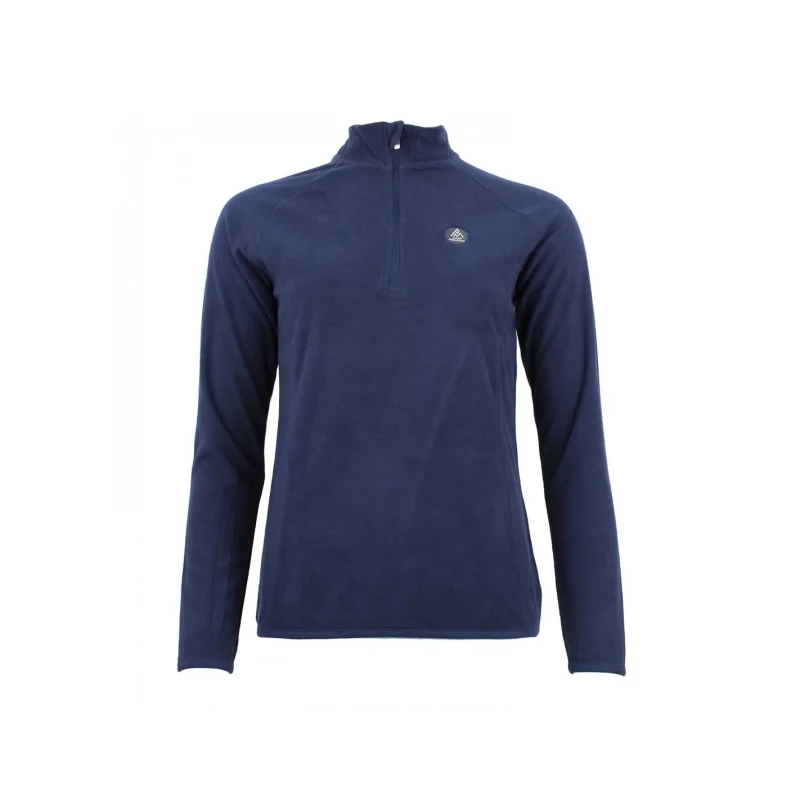 Image of Womens 1/2 zip fleece Peak Mountain Micro Bleu Female M