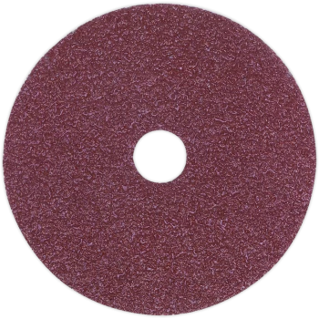 Image of Sealey Fibre Backed Sanding Discs 100mm 100mm 24g Pack of 25