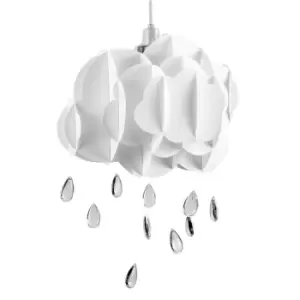 Image of Minisun - 2 x 19495 Childrens ne Cloud & Rain Drops pp White Shade