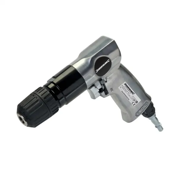 Image of Silverline Air Drill Reversible - 10mm