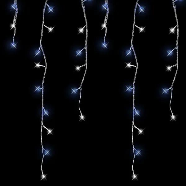 Image of Christmas Workshop 360 LED Icicle Chaser Lights - Blue & White 78650