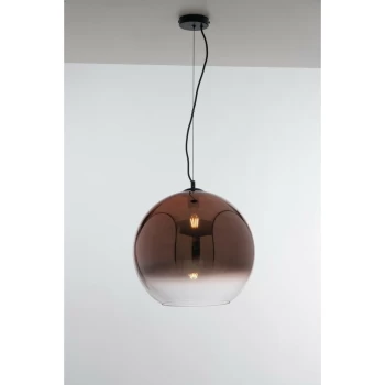 Image of Fan Europe Lighting - Fan Europe Marte - Globe Dome Pendant, Copper, Clear, E27